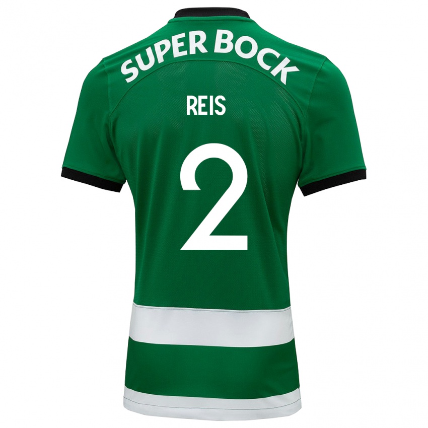 Hombre Camiseta Matheus Reis #2 Verde 1ª Equipación 2023/24 La Camisa Chile