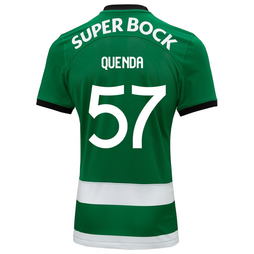 Hombre Camiseta Geovany Quenda #57 Verde 1ª Equipación 2023/24 La Camisa Chile