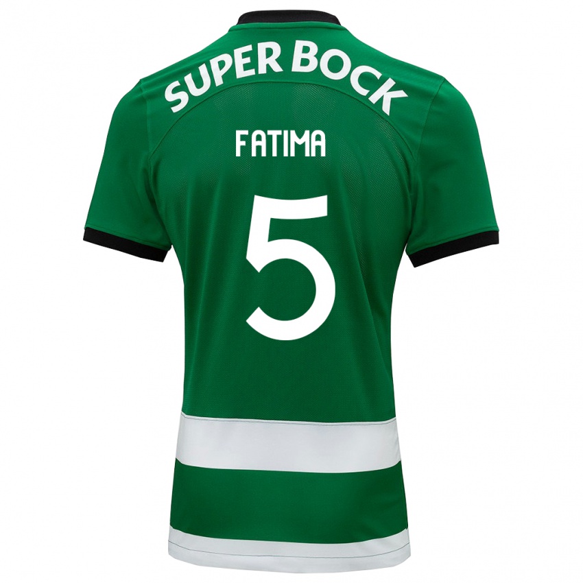 Hombre Camiseta Francisca Fatima Aquino Dutra #5 Verde 1ª Equipación 2023/24 La Camisa Chile