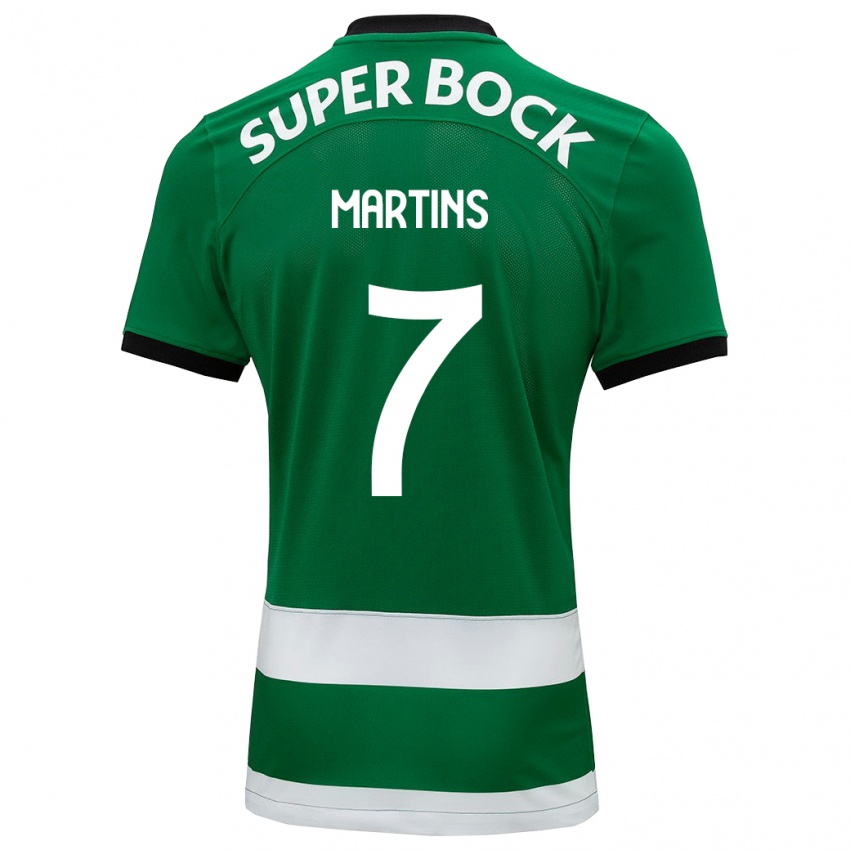 Hombre Camiseta Joana David Carromeu Martins #7 Verde 1ª Equipación 2023/24 La Camisa Chile
