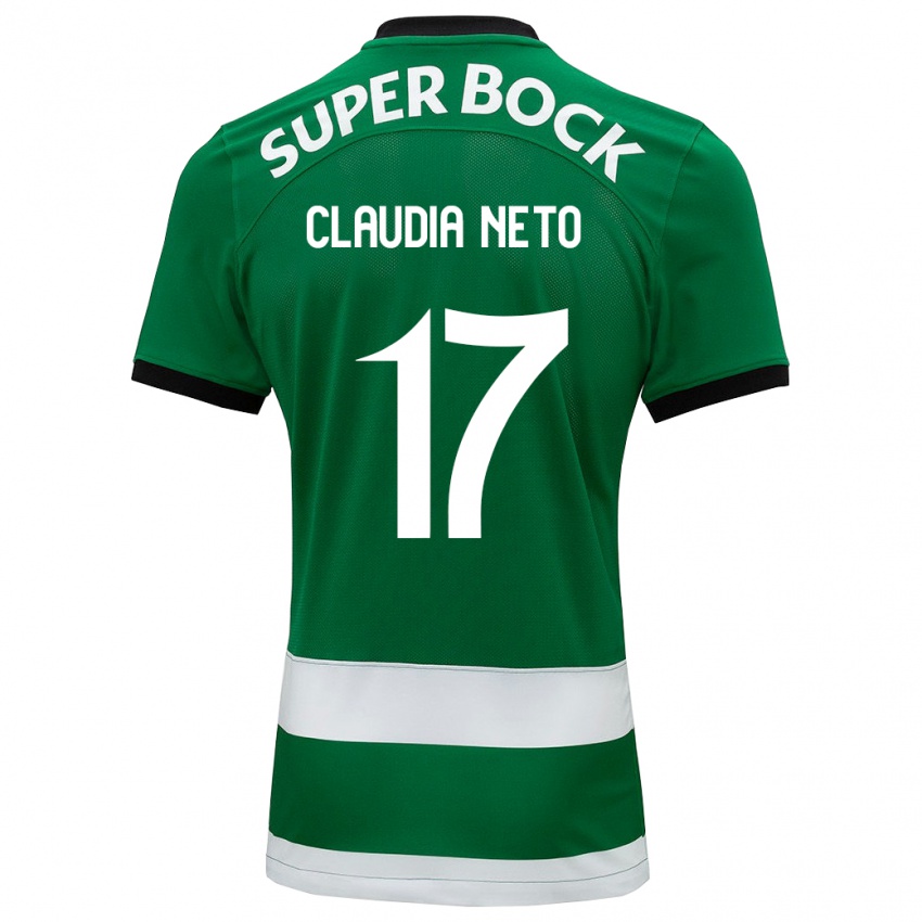 Hombre Camiseta Cláudia Teresa Pires Neto #17 Verde 1ª Equipación 2023/24 La Camisa Chile