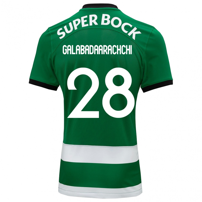 Hombre Camiseta Jacinta Galabadaarachchi #28 Verde 1ª Equipación 2023/24 La Camisa Chile