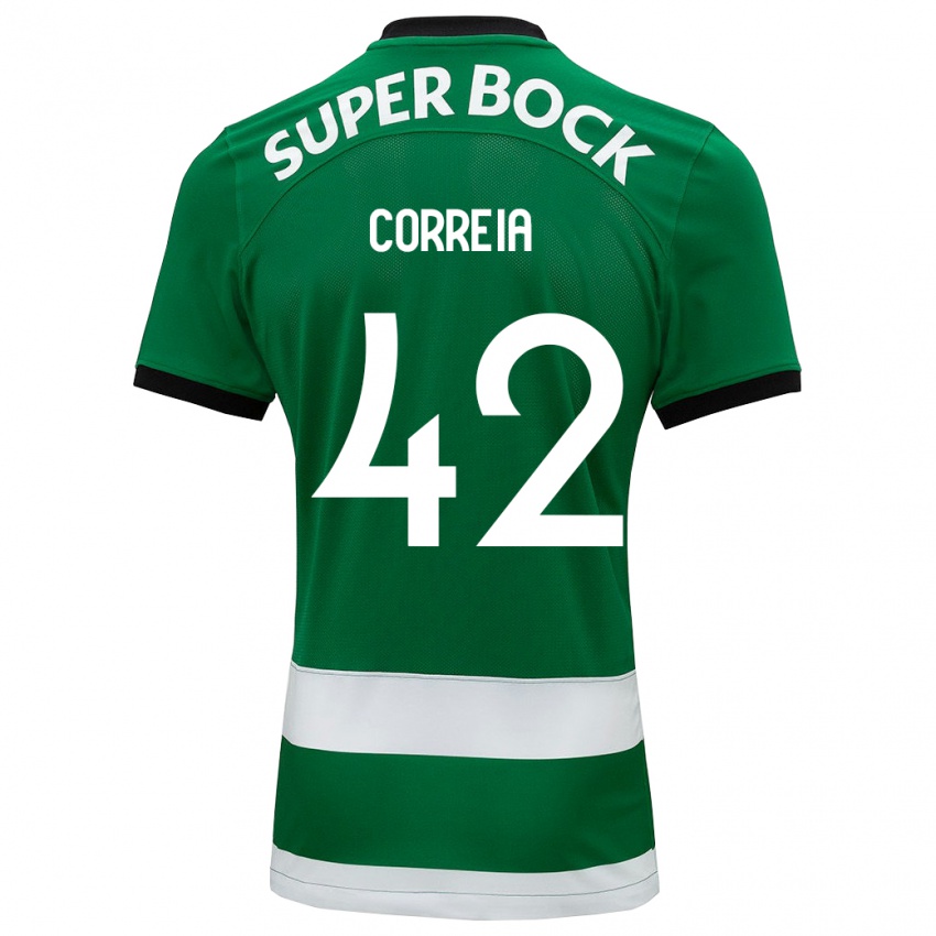 Hombre Camiseta Leonete Maísa Nozerand Correia #42 Verde 1ª Equipación 2023/24 La Camisa Chile