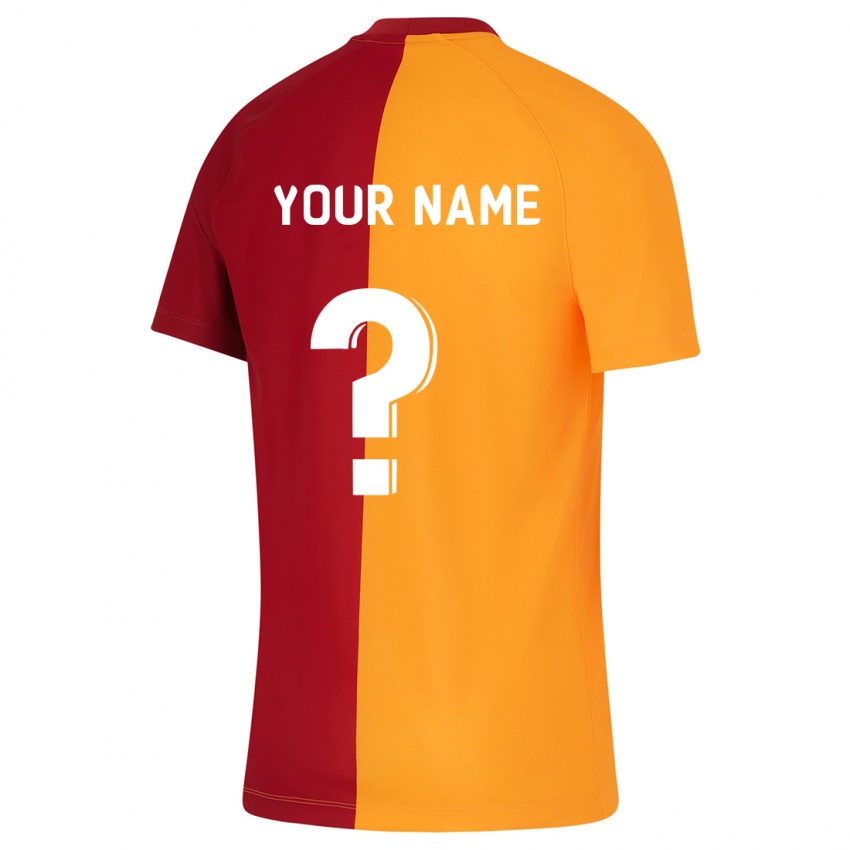 Hombre Camiseta Su Nombre #0 Naranja 1ª Equipación 2023/24 La Camisa Chile