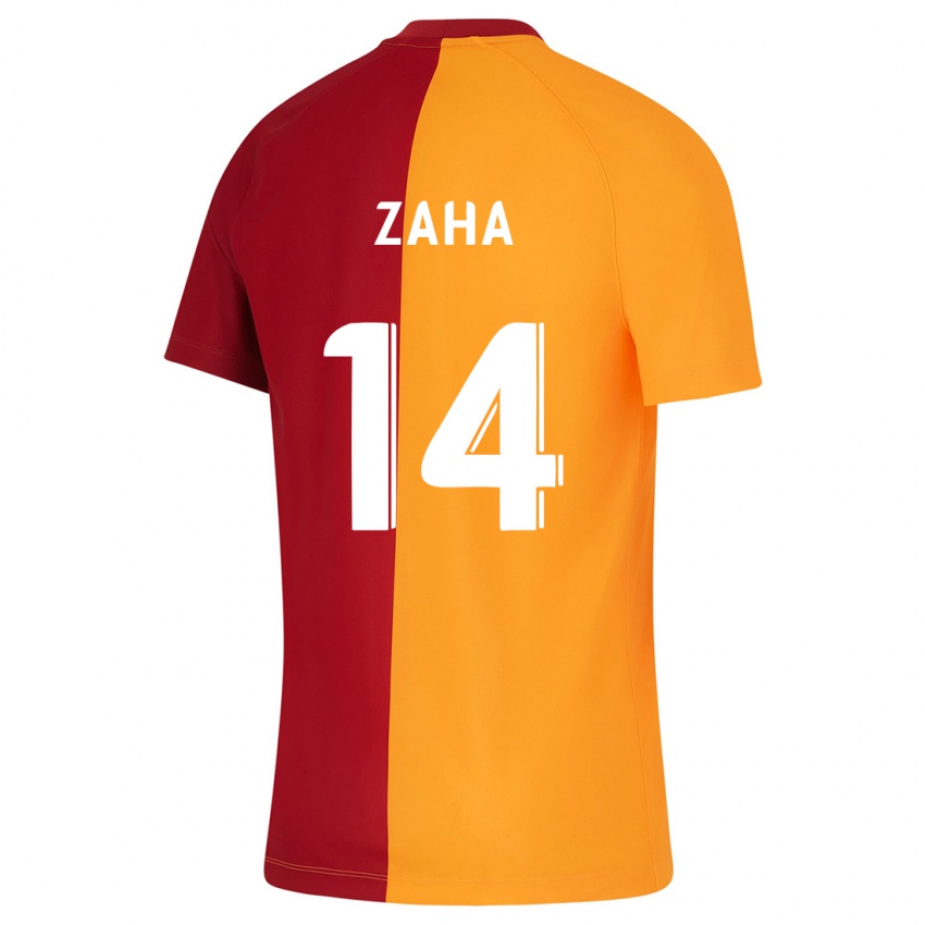 Hombre Camiseta Wilfried Zaha #14 Naranja 1ª Equipación 2023/24 La Camisa Chile