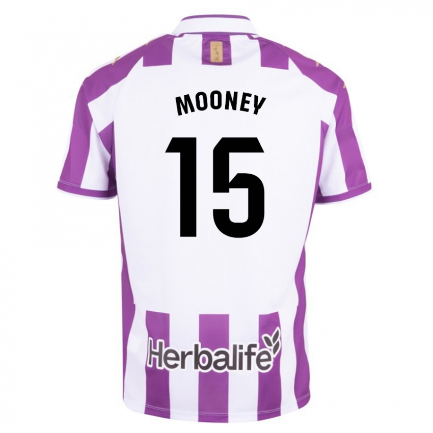 Hombre Camiseta Fionn Mooney #15 Morado 1ª Equipación 2023/24 La Camisa Chile