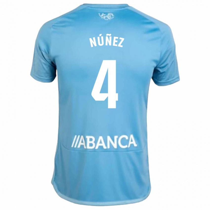 Hombre Camiseta Unai Nunez #4 Azul 1ª Equipación 2023/24 La Camisa Chile