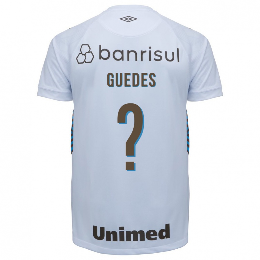 Hombre Camiseta Guilherme Guedes #0 Blanco 2ª Equipación 2023/24 La Camisa Chile