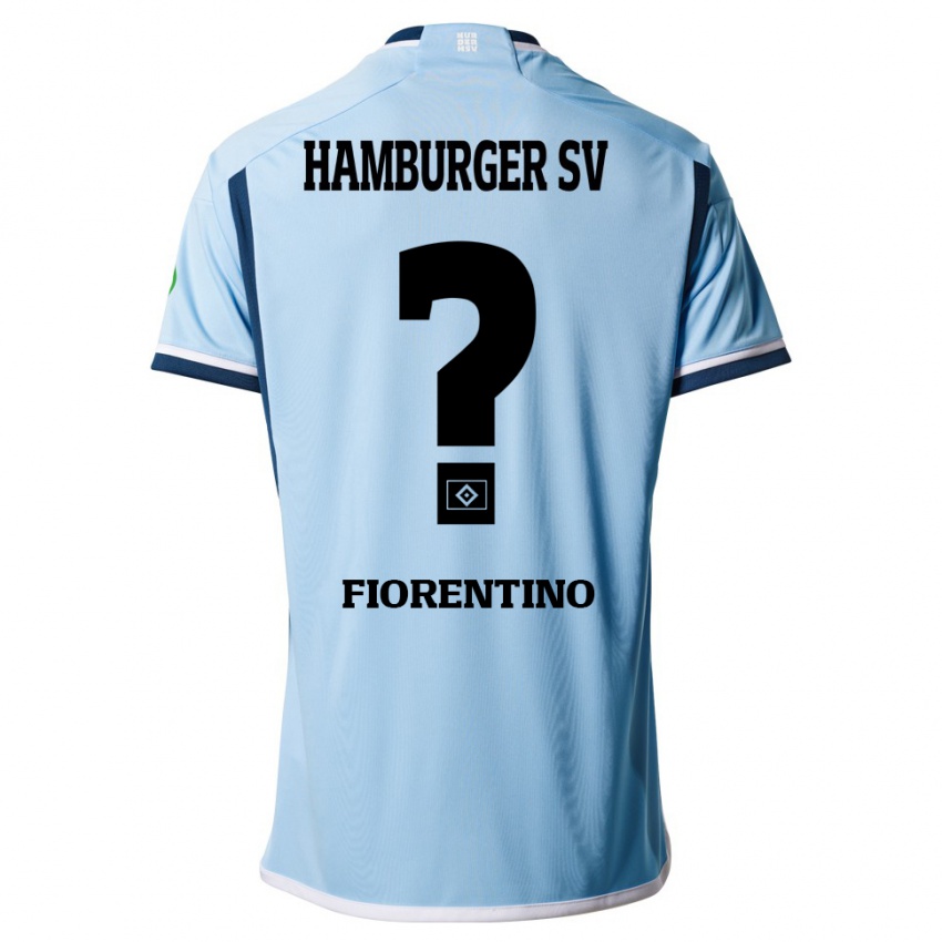 Hombre Camiseta Gianluca Fiorentino #0 Azul 2ª Equipación 2023/24 La Camisa Chile