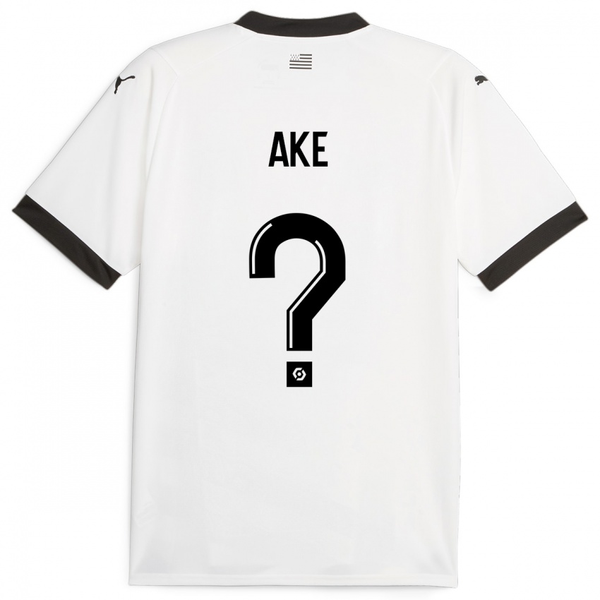 Hombre Camiseta Junior Ake #0 Blanco 2ª Equipación 2023/24 La Camisa Chile