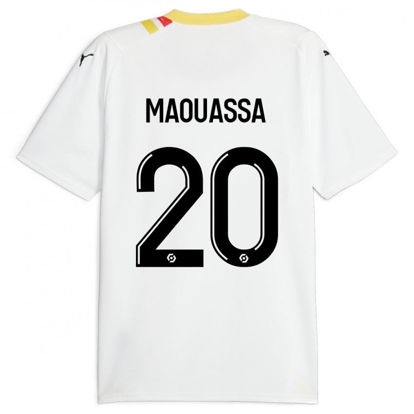 Hombre Camiseta Faitout Maouassa #20 Negro 2ª Equipación 2023/24 La Camisa Chile