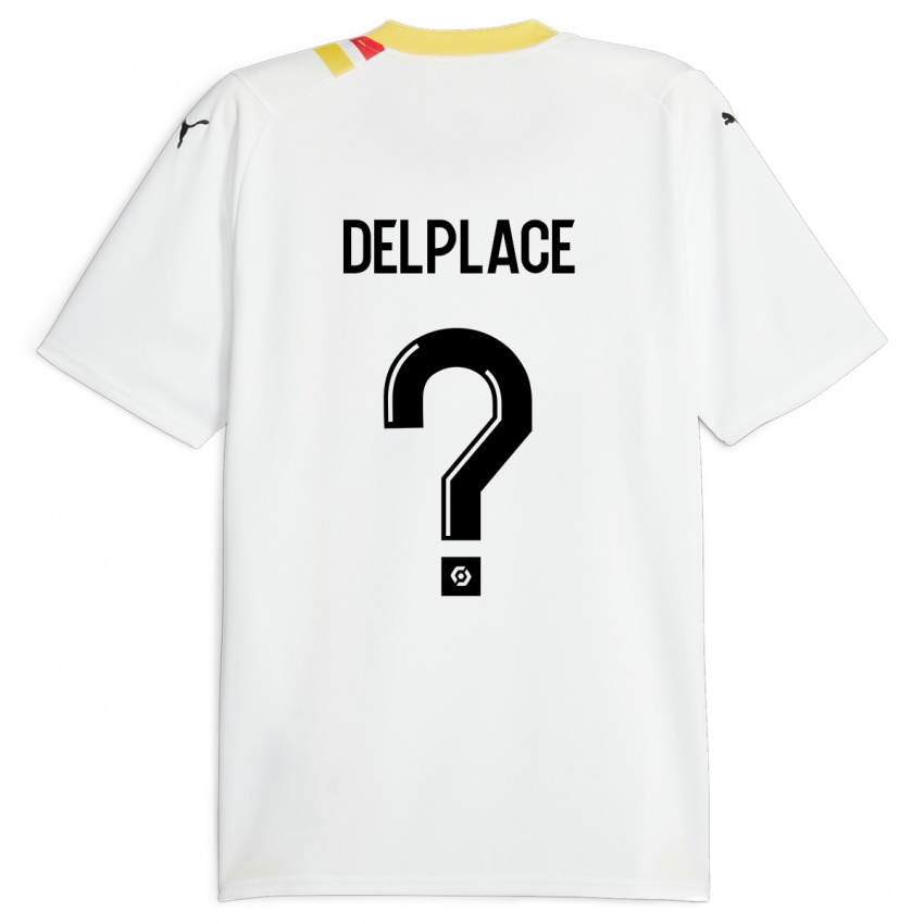 Hombre Camiseta Adam Delplace #0 Negro 2ª Equipación 2023/24 La Camisa Chile