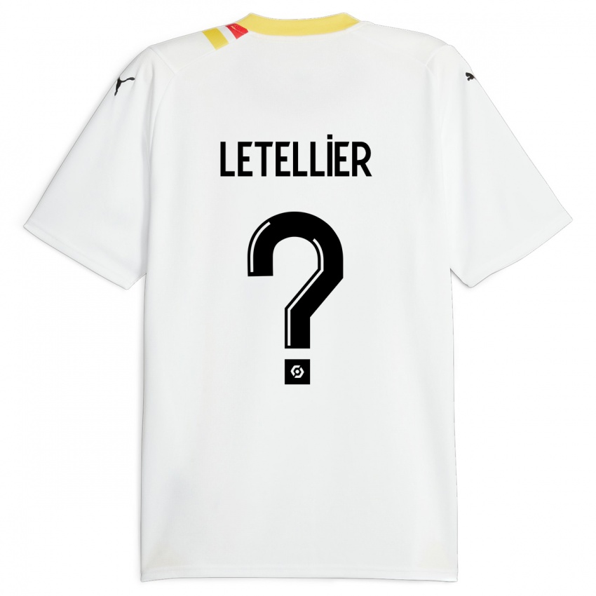 Hombre Camiseta Trévor Letellier #0 Negro 2ª Equipación 2023/24 La Camisa Chile