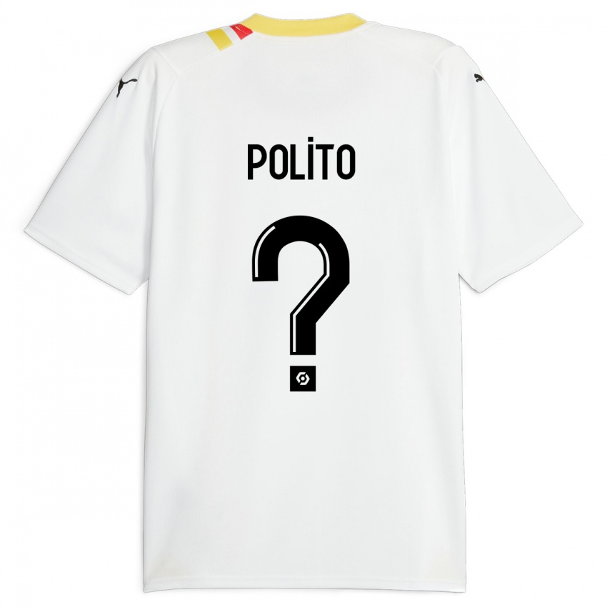 Hombre Camiseta Carla Polito #0 Negro 2ª Equipación 2023/24 La Camisa Chile