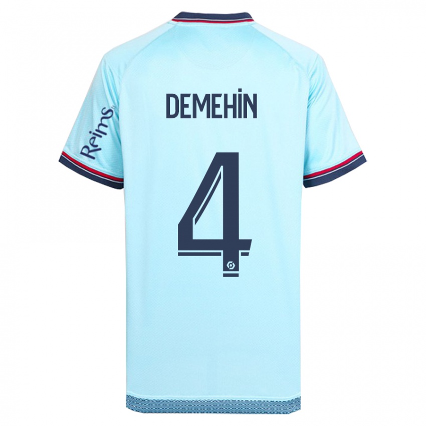 Hombre Camiseta Blessing Demehin #4 Cielo Azul 2ª Equipación 2023/24 La Camisa Chile