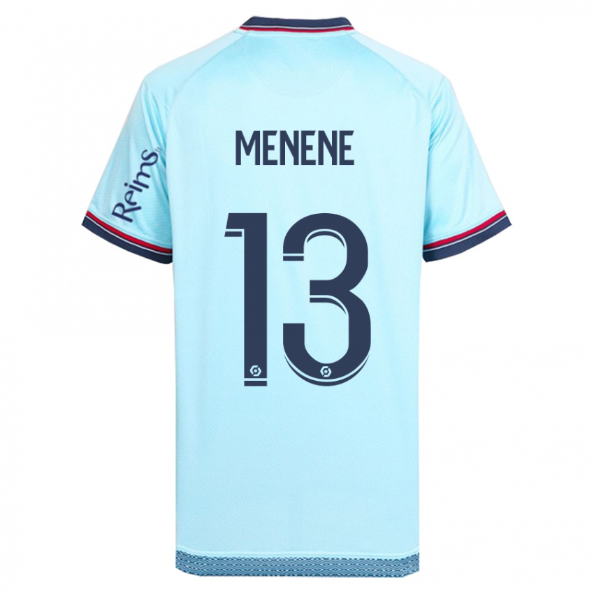 Hombre Camiseta Meyong Menene #13 Cielo Azul 2ª Equipación 2023/24 La Camisa Chile