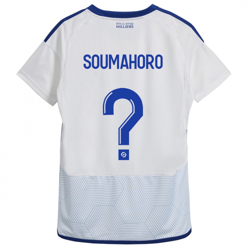 Hombre Camiseta Mohamed Soumahoro #0 Blanco 2ª Equipación 2023/24 La Camisa Chile