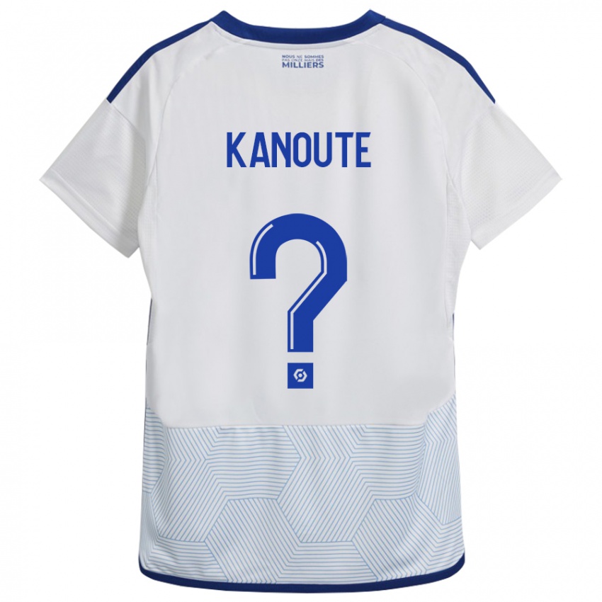 Hombre Camiseta Mahamadou Kanouté #0 Blanco 2ª Equipación 2023/24 La Camisa Chile