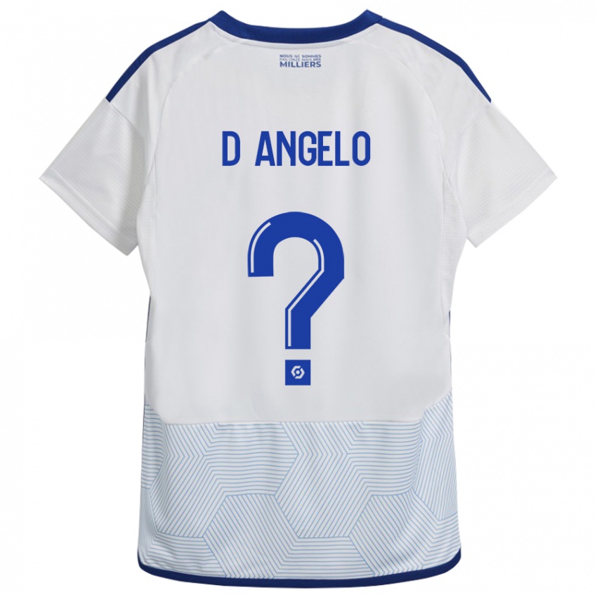 Hombre Camiseta Gianni D'angelo #0 Blanco 2ª Equipación 2023/24 La Camisa Chile