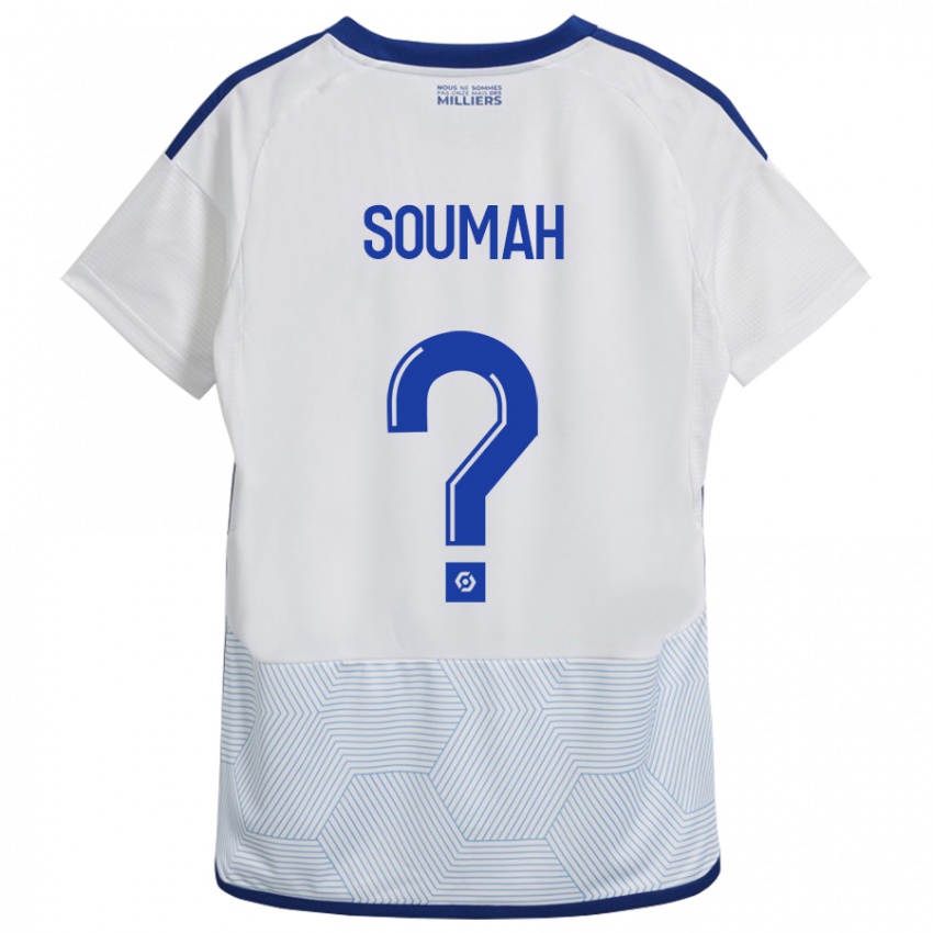 Hombre Camiseta Mohamed Soumah #0 Blanco 2ª Equipación 2023/24 La Camisa Chile