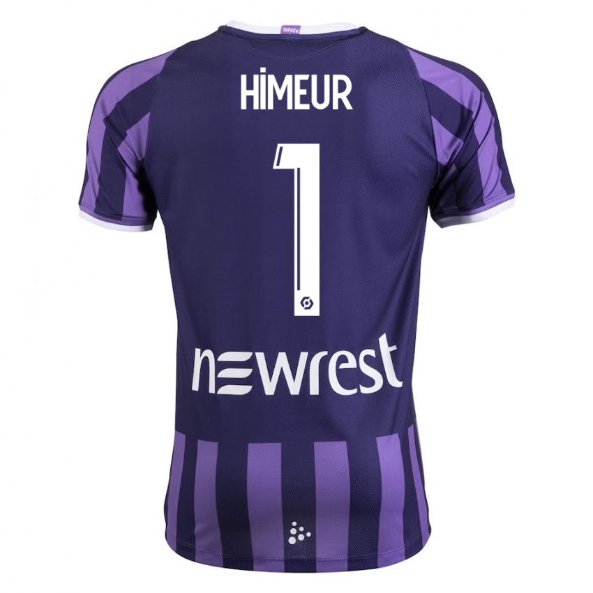 Hombre Camiseta Thomas Himeur #1 Morado 2ª Equipación 2023/24 La Camisa Chile