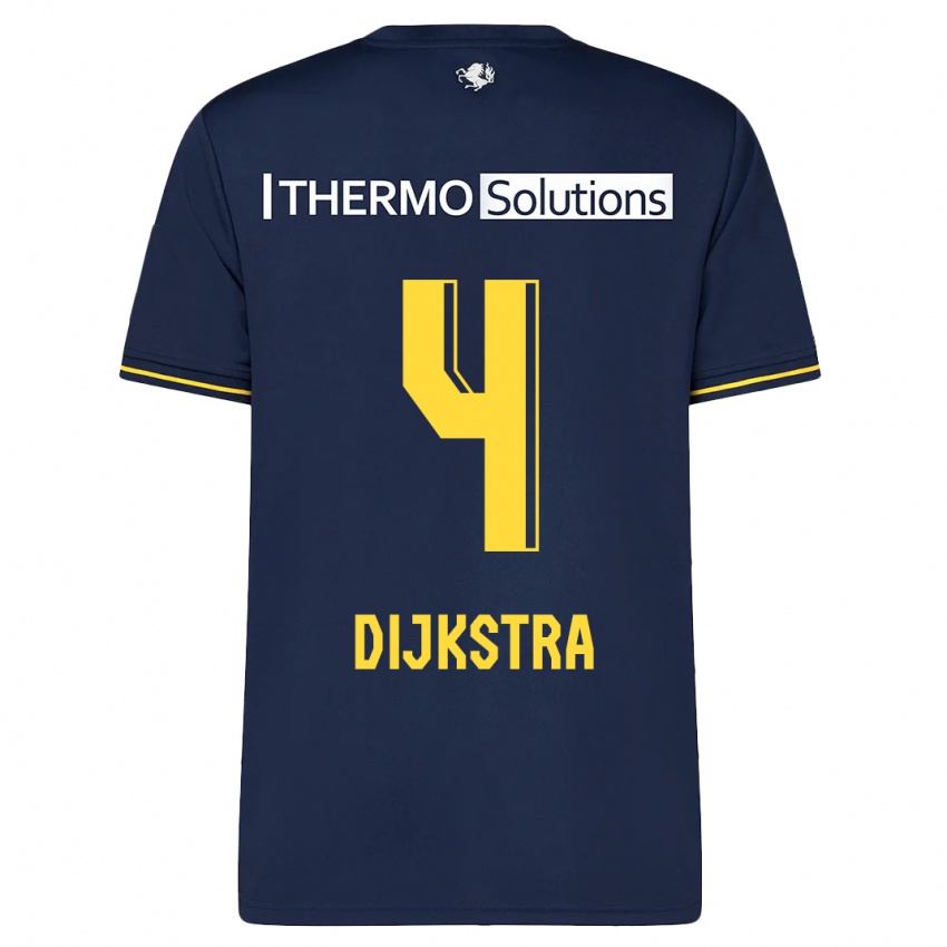 Hombre Camiseta Caitlin Dijkstra #4 Armada 2ª Equipación 2023/24 La Camisa Chile