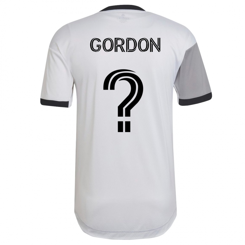 Hombre Camiseta Joshua Gordon #0 Blanco 2ª Equipación 2023/24 La Camisa Chile