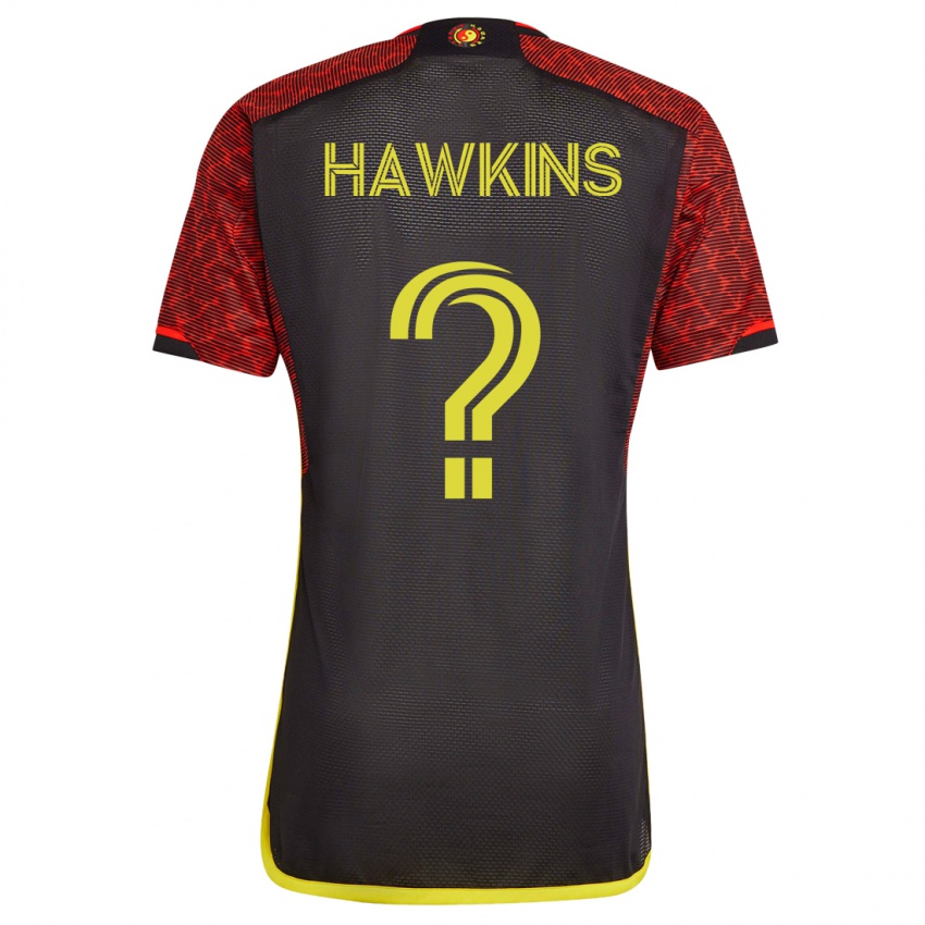 Hombre Camiseta Stuart Hawkins #0 Naranja 2ª Equipación 2023/24 La Camisa Chile