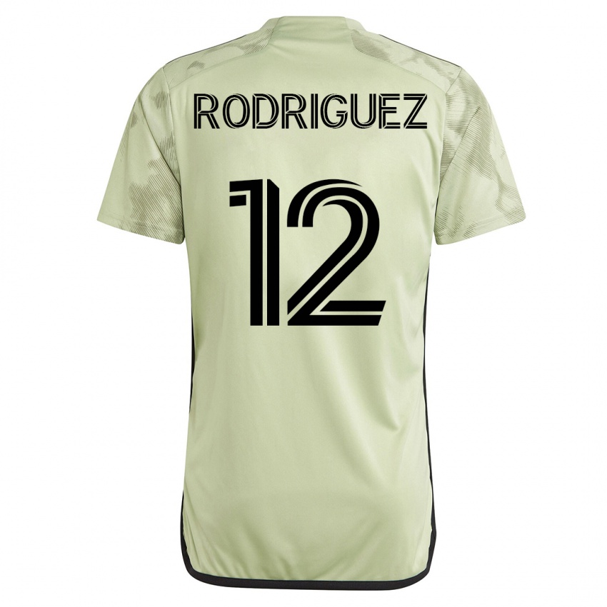 Hombre Camiseta Jeremi Rodriguez #12 Verde 2ª Equipación 2023/24 La Camisa Chile