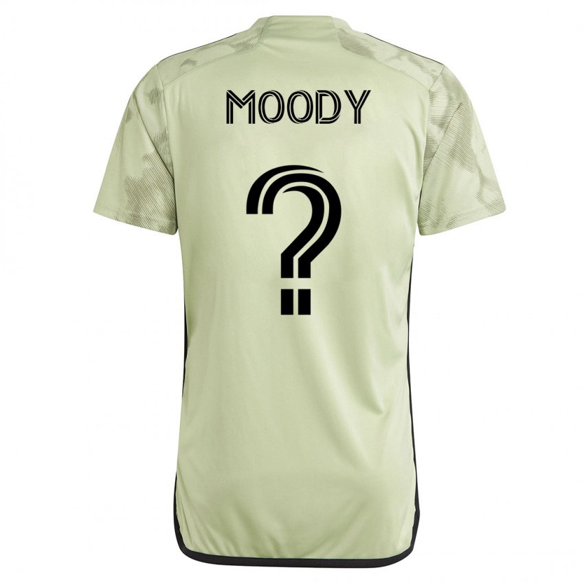 Hombre Camiseta Noah Moody #0 Verde 2ª Equipación 2023/24 La Camisa Chile