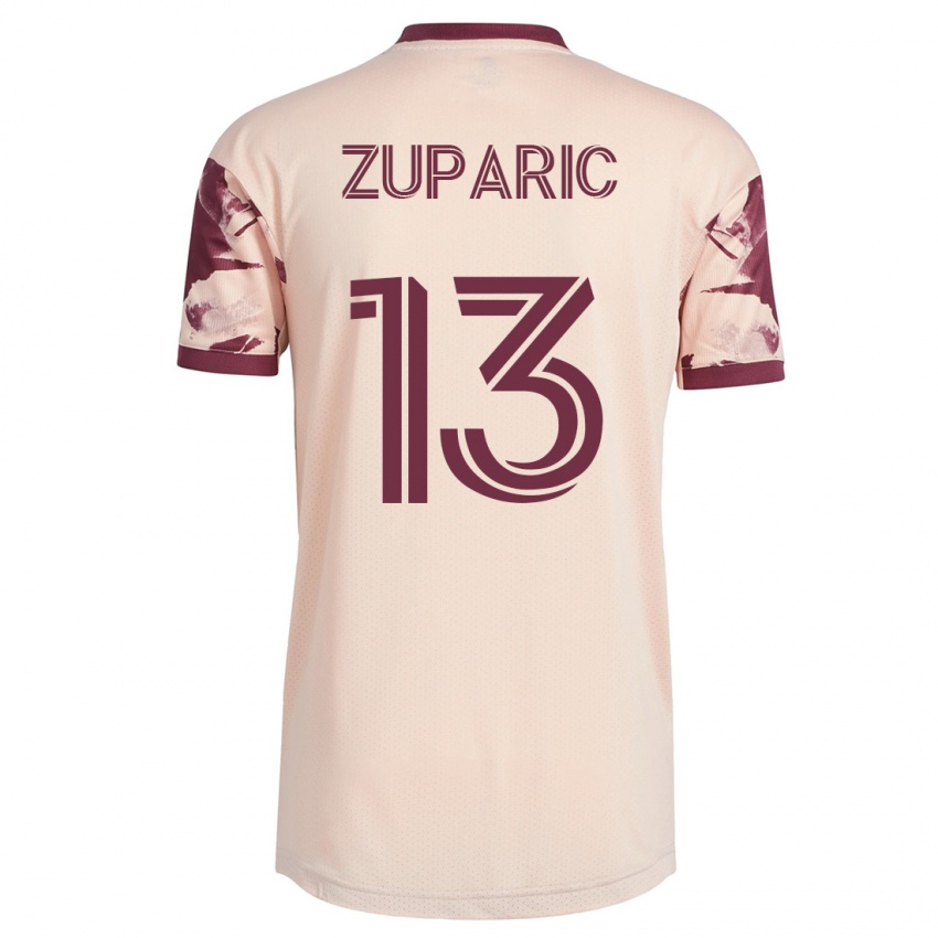 Hombre Camiseta Dario Zuparic #13 Blanquecino 2ª Equipación 2023/24 La Camisa Chile