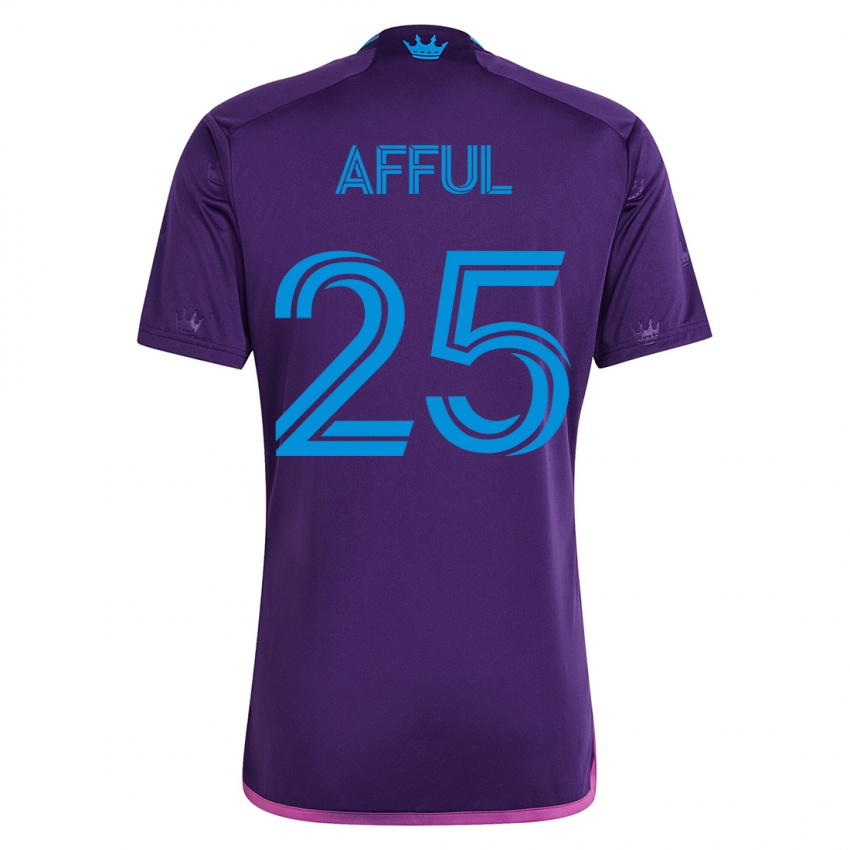 Hombre Camiseta Harrison Afful #25 Violeta 2ª Equipación 2023/24 La Camisa Chile