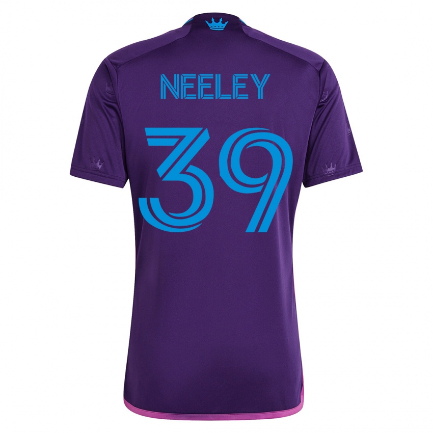 Hombre Camiseta Jack Neeley #39 Violeta 2ª Equipación 2023/24 La Camisa Chile