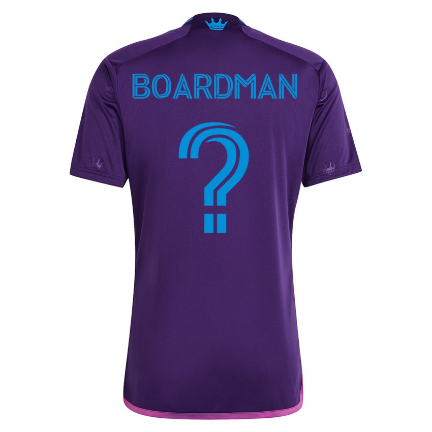 Hombre Camiseta Erik Pena-Boardman #0 Violeta 2ª Equipación 2023/24 La Camisa Chile