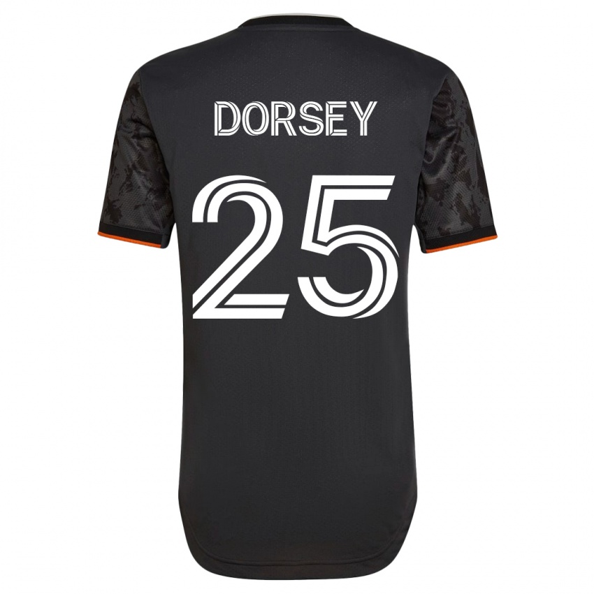 Hombre Camiseta Griffin Dorsey #25 Negro 2ª Equipación 2023/24 La Camisa Chile