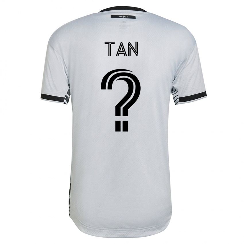 Hombre Camiseta Oliver Tan #0 Blanco 2ª Equipación 2023/24 La Camisa Chile