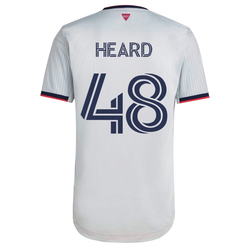 Hombre Camiseta Aaron Heard #48 Blanco 2ª Equipación 2023/24 La Camisa Chile