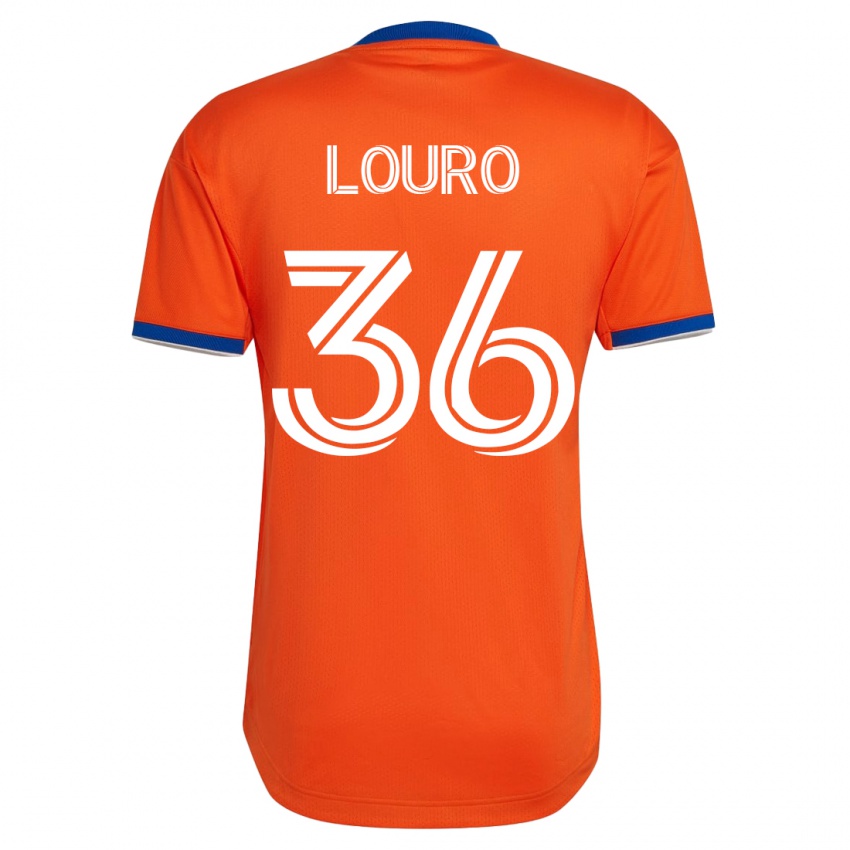 Hombre Camiseta Evan Louro #36 Blanco 2ª Equipación 2023/24 La Camisa Chile