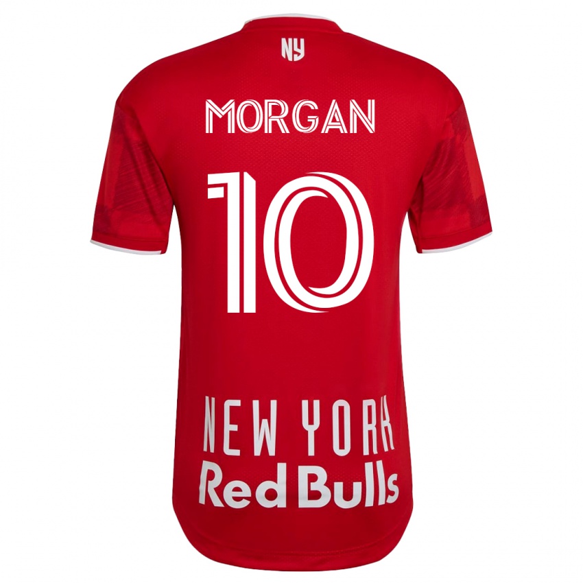 Hombre Camiseta Lewis Morgan #10 Beige-Dorado 2ª Equipación 2023/24 La Camisa Chile