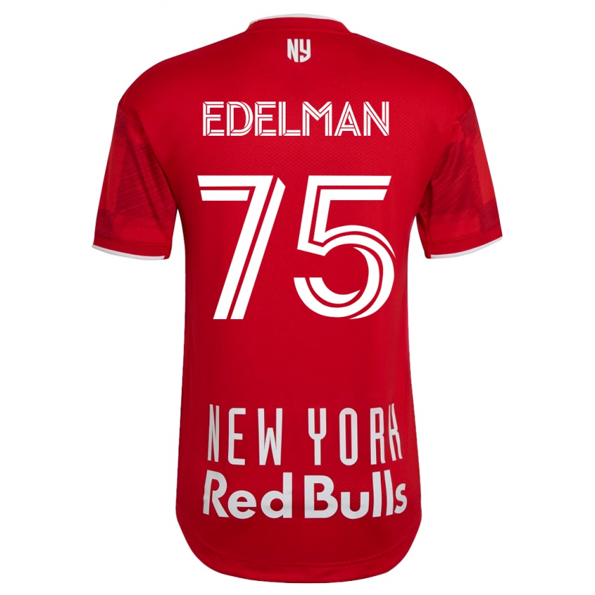 Hombre Camiseta Daniel Edelman #75 Beige-Dorado 2ª Equipación 2023/24 La Camisa Chile