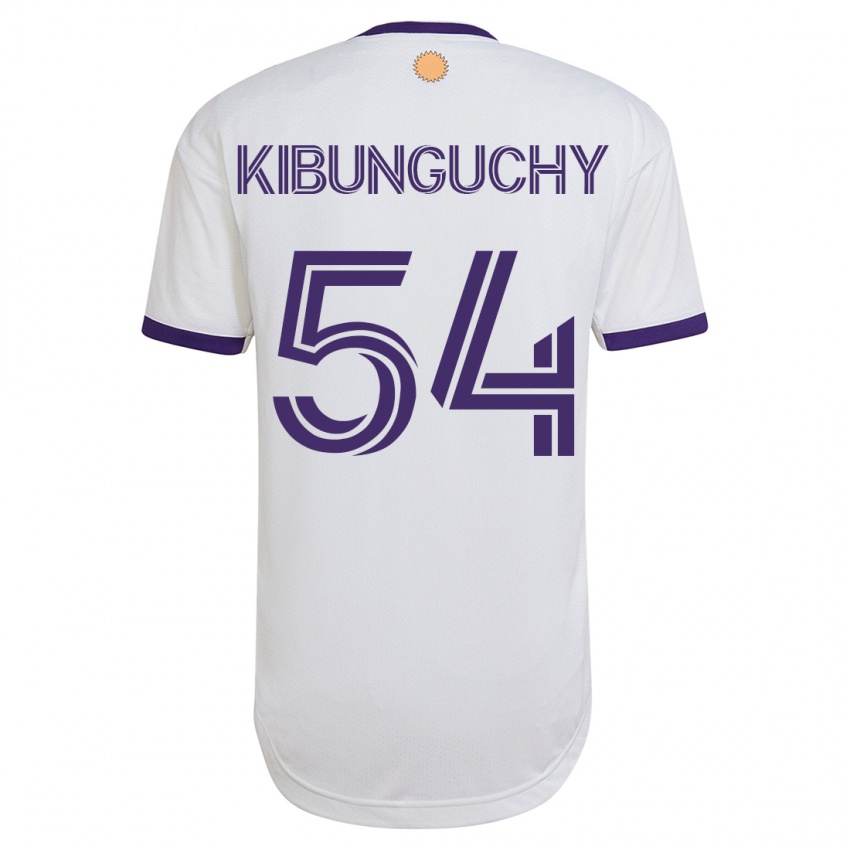 Hombre Camiseta Nabi Kibunguchy #54 Blanco 2ª Equipación 2023/24 La Camisa Chile