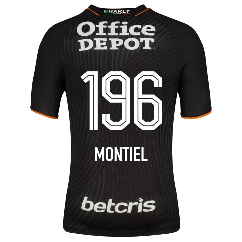 Hombre Camiseta Elías Montiel #196 Negro 2ª Equipación 2023/24 La Camisa Chile