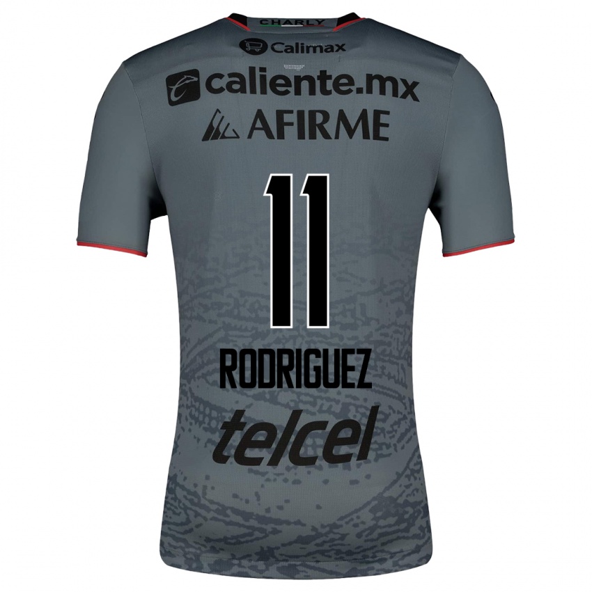 Hombre Camiseta Lucas Rodriguez #11 Gris 2ª Equipación 2023/24 La Camisa Chile