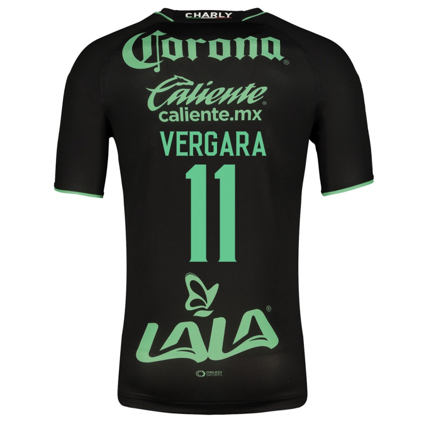 Hombre Camiseta Duvan Vergara #11 Negro 2ª Equipación 2023/24 La Camisa Chile
