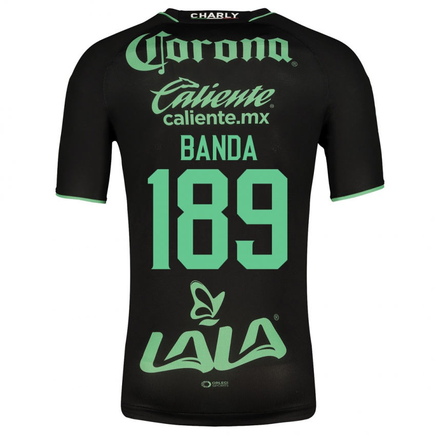 Hombre Camiseta Iker Banda #189 Negro 2ª Equipación 2023/24 La Camisa Chile