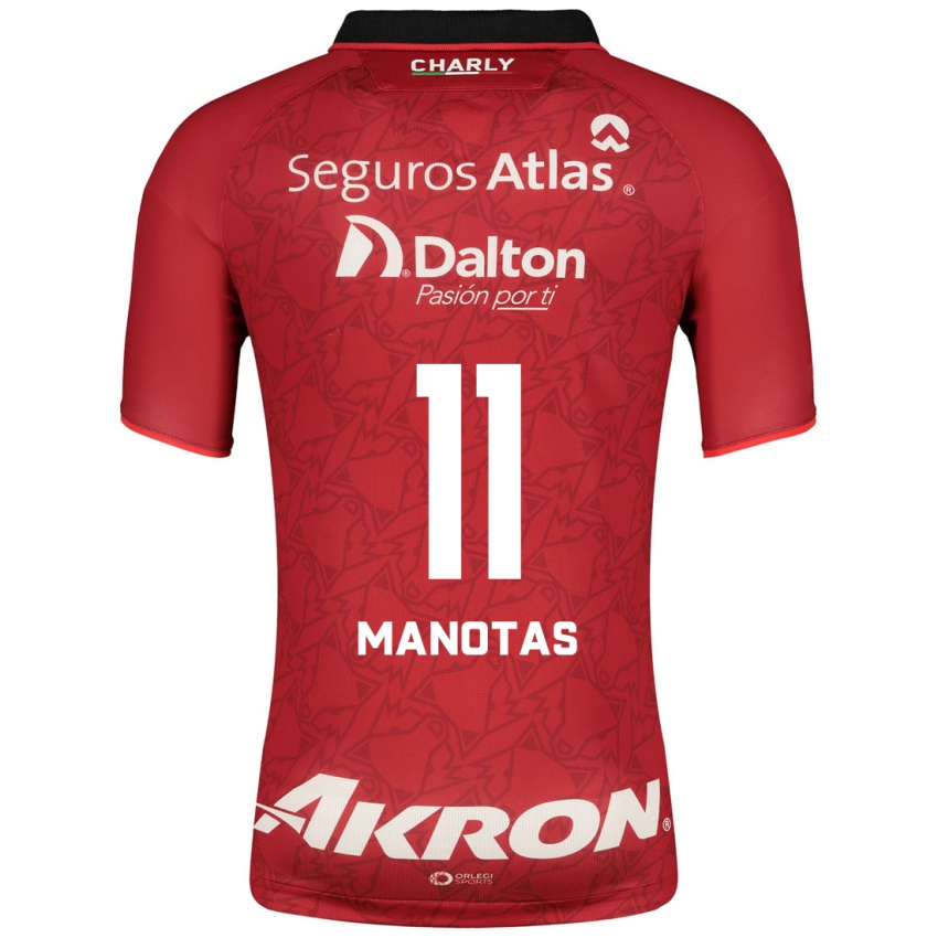 Hombre Camiseta Mauro Manotas #11 Rojo 2ª Equipación 2023/24 La Camisa Chile