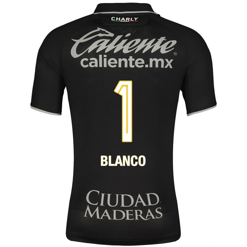 Hombre Camiseta Alfonso Blanco #1 Negro 2ª Equipación 2023/24 La Camisa Chile