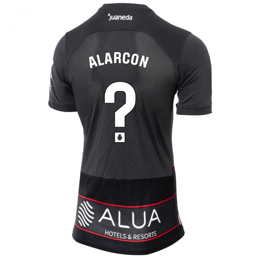 Hombre Camiseta Raúl Alarcón #0 Negro 2ª Equipación 2023/24 La Camisa Chile