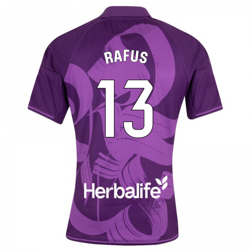 Hombre Camiseta Arnau Rafus #13 Violeta 2ª Equipación 2023/24 La Camisa Chile