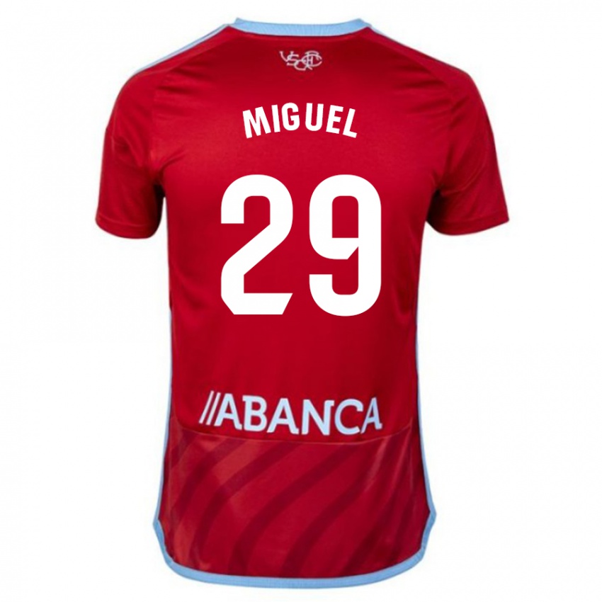 Hombre Camiseta Miguel Rodriguez #29 Rojo 2ª Equipación 2023/24 La Camisa Chile